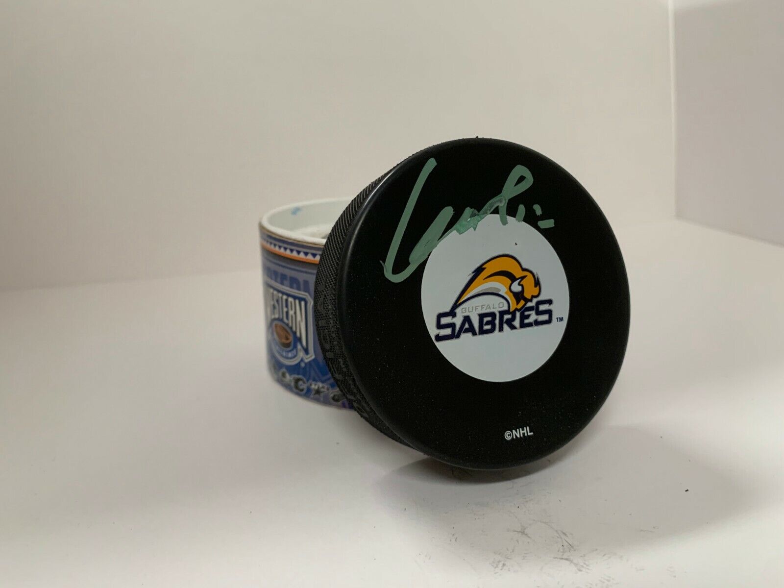 Ales Kotalik Autographed Signed Buffalo Sabres Hockey Puck W/ ASCF COA
