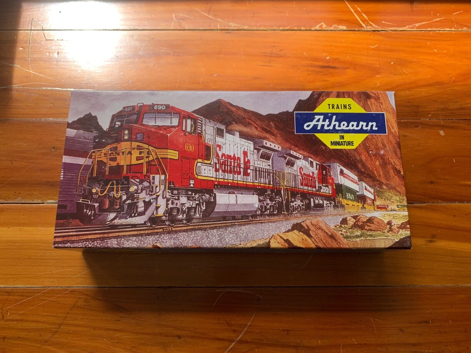 Athearn Trains Flat Car AT&SF with Union PacificTrailers  BUILT in box