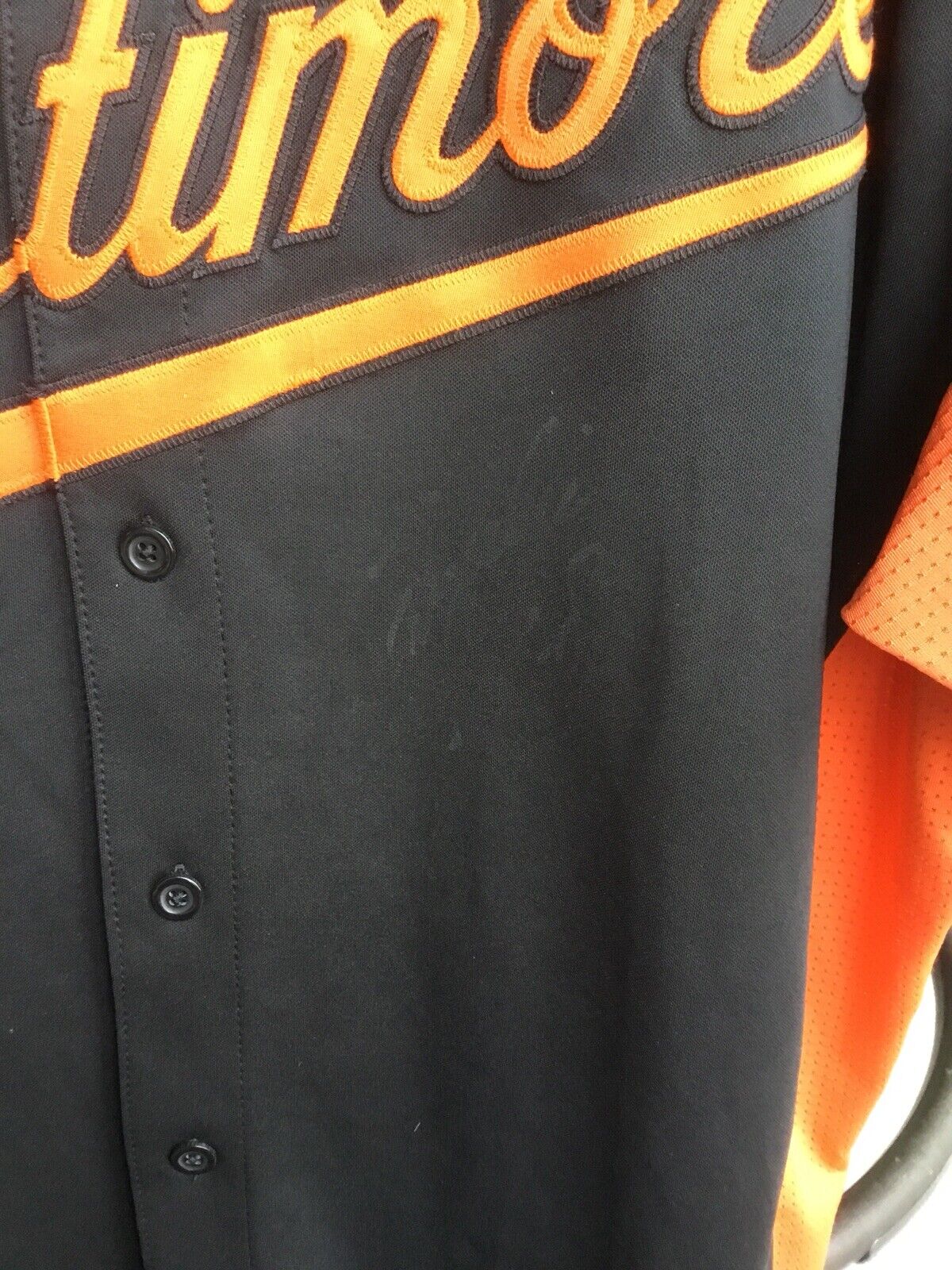 Baltimore Orioles Authentic Black Jersey Majestic New W/O Tags Size 48 -  All Sports Custom Framing