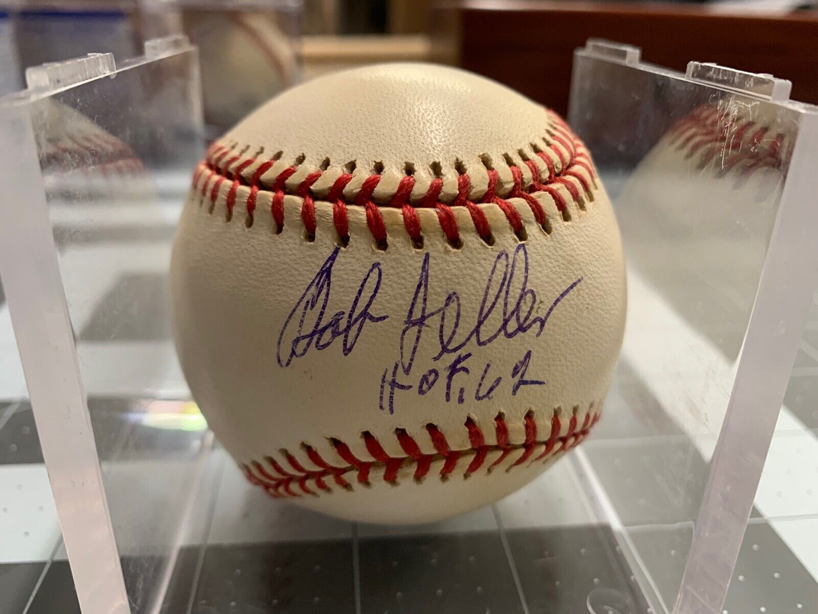 Bob Feller Autographed Signed Baseball Autograph Auto PSA/DNA