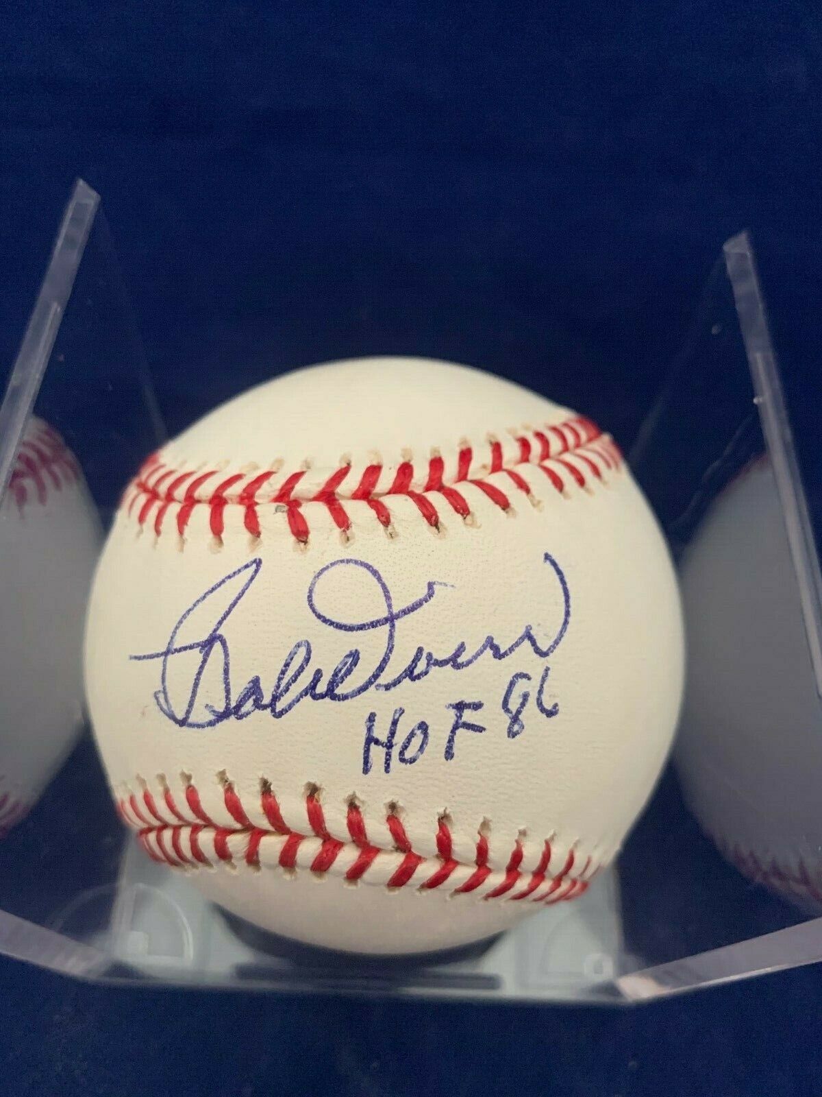 Bobby Doerr Signed Selig Baseball HOF 86 Inscription with JSA COA