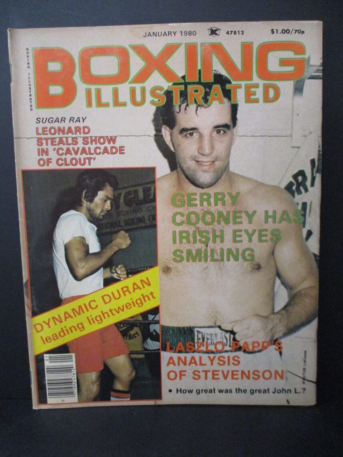Boxing Illustrated January 1980 Sugar Ray Gerry Cooney Excellent Cond