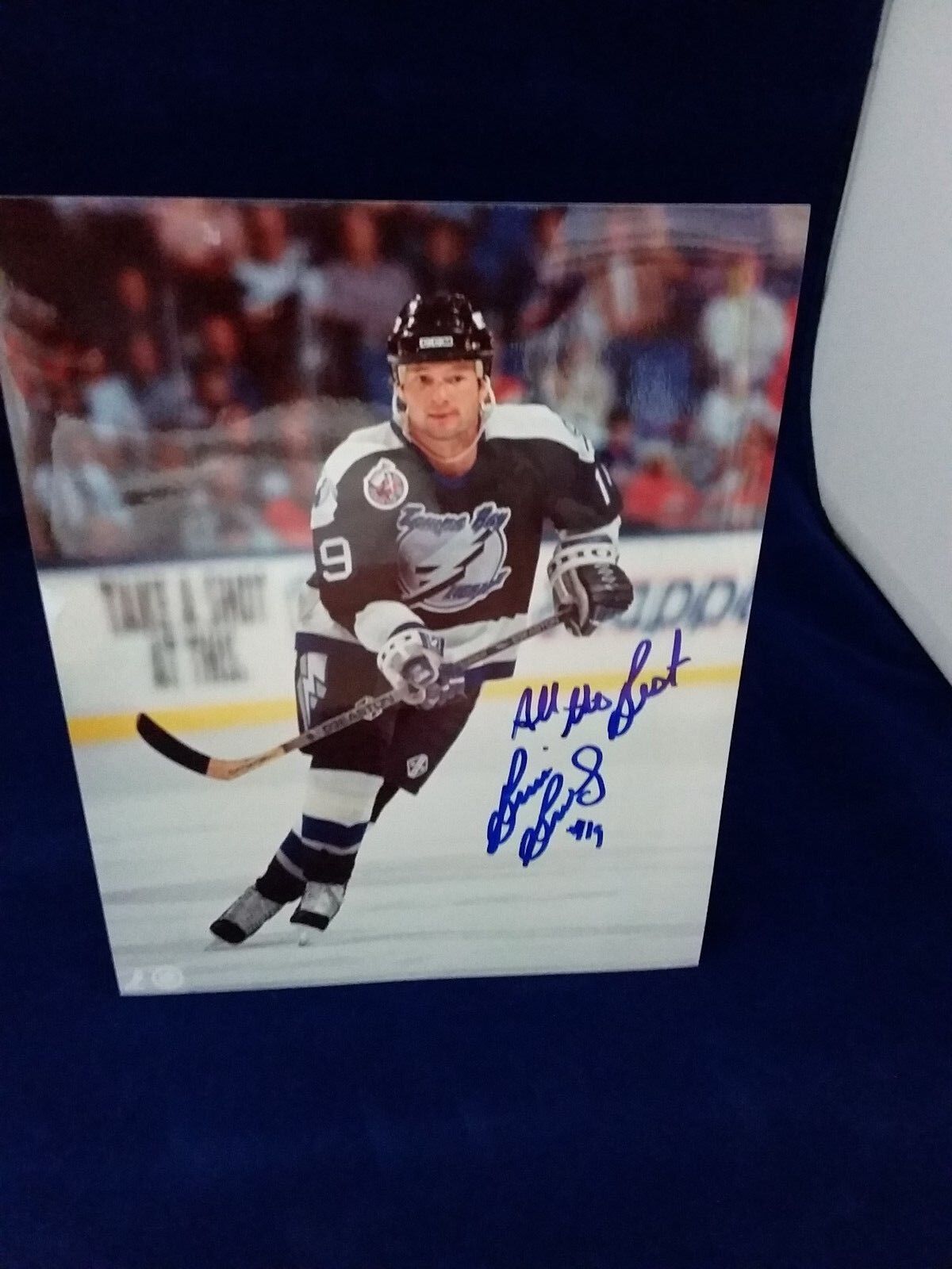 Brian Bradley Tampa Bay Lightning  Autographed 8x10 Photo A