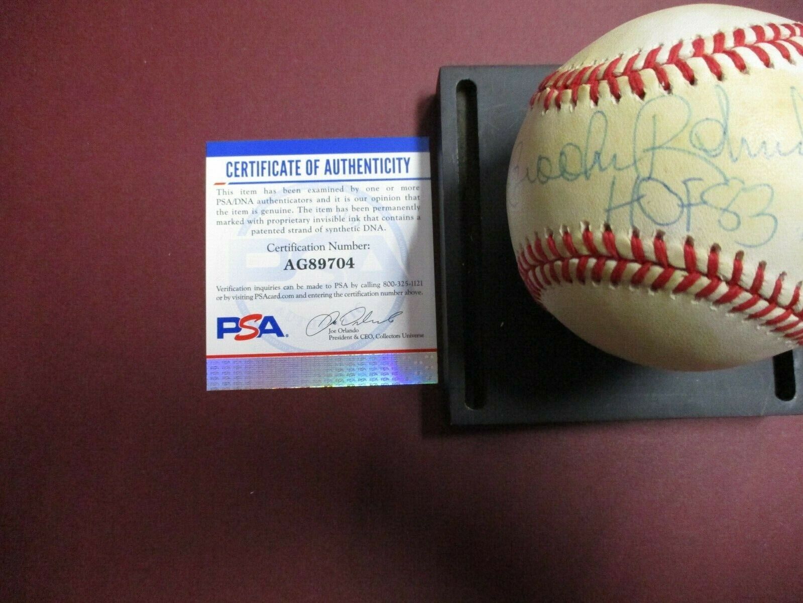 Brooks Robinson - Autographed Signed Baseball