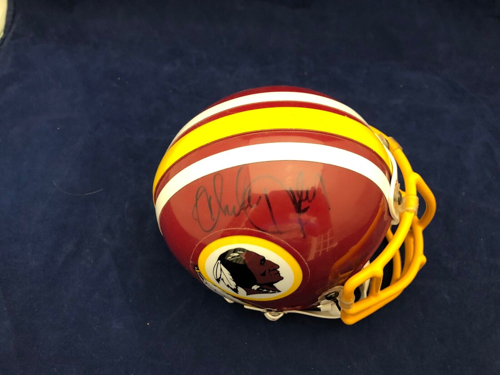 Charley Johnson Redskins Signed Mini Helmet All Sports