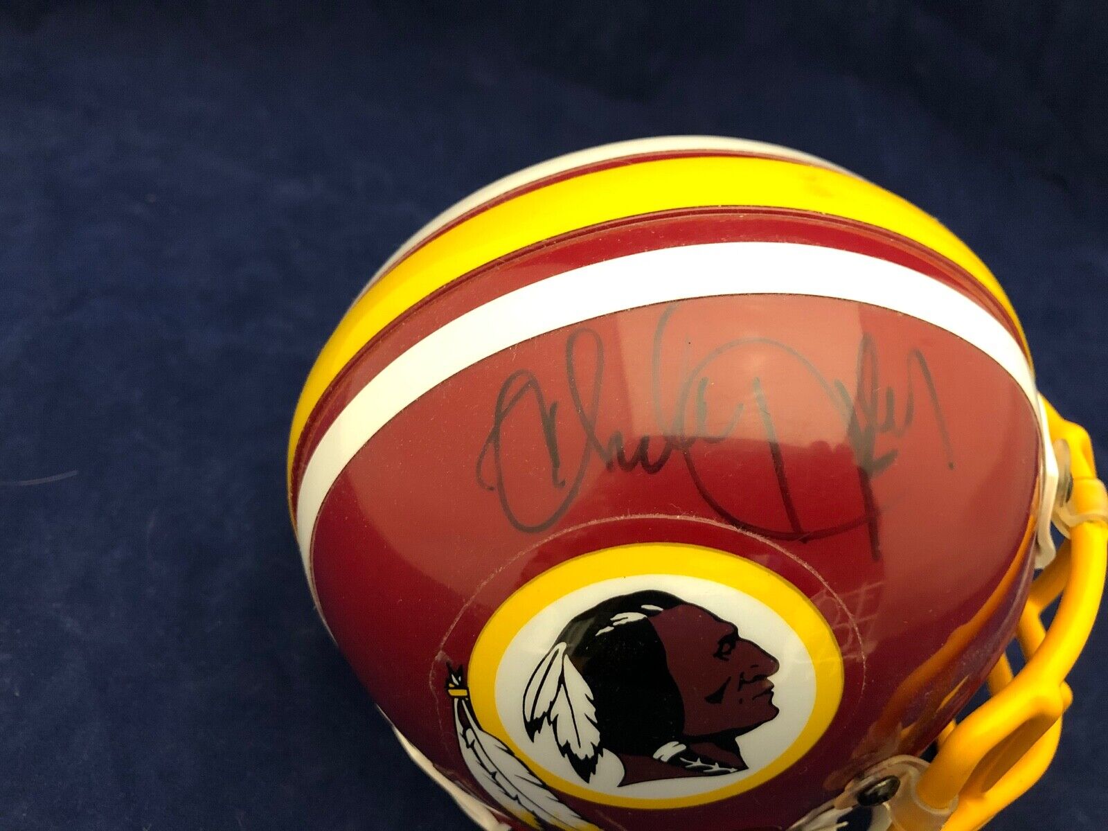 Charley Johnson Redskins Signed Mini Helmet All Sports