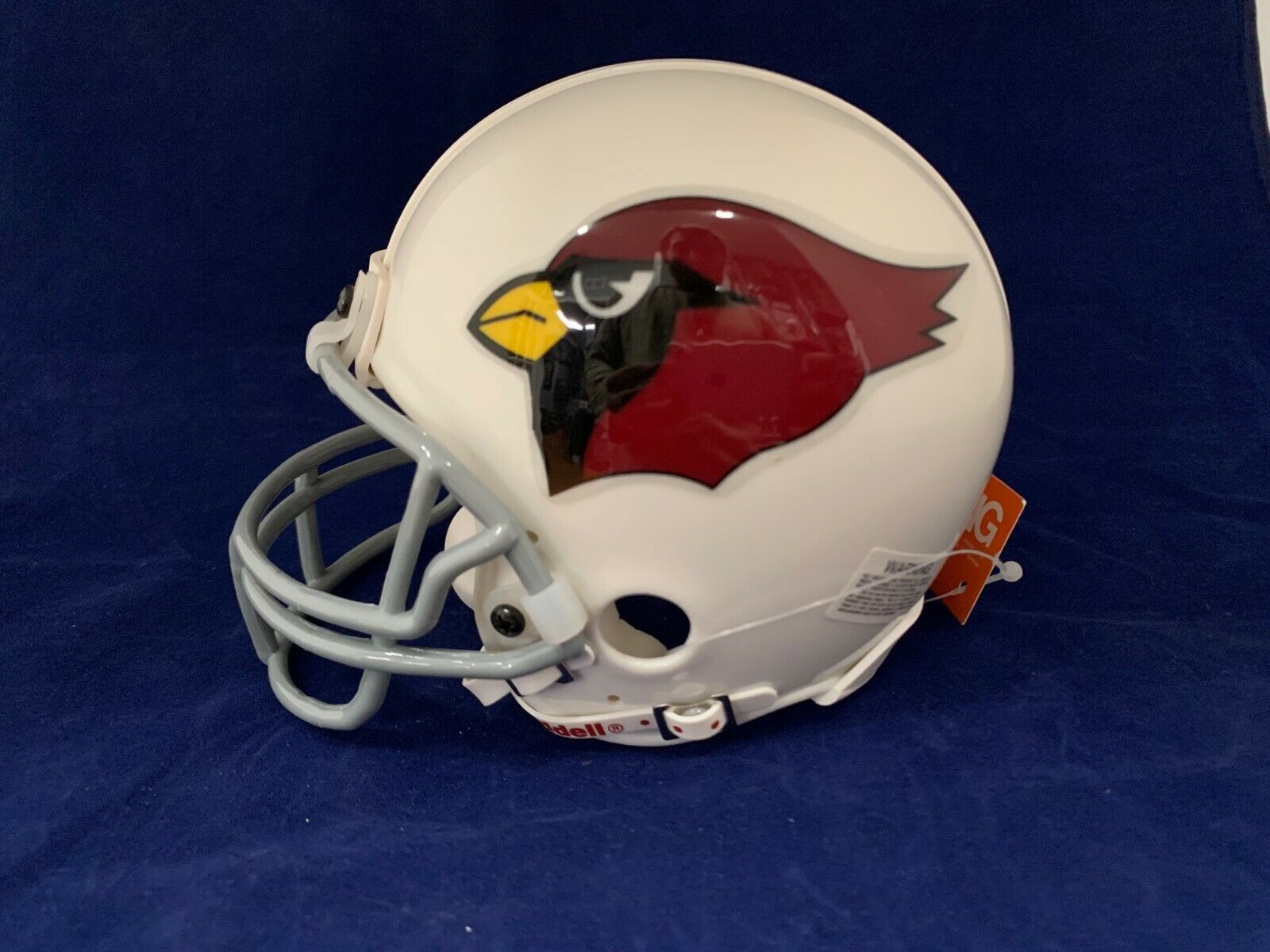 Charley Trippi Cardinals HOF 68 Signed Autographed Mini Helmet Light Auto/Cert.