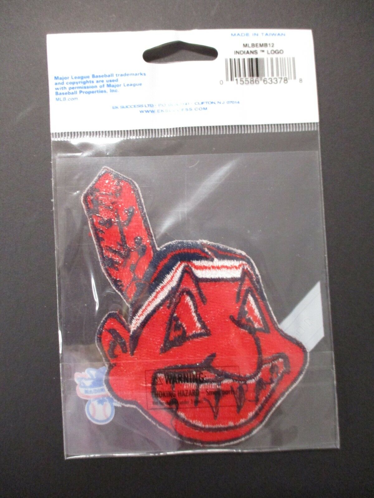 Cleveland Indians Chief Wahoo patch size 3 x 4 inches New in Bag