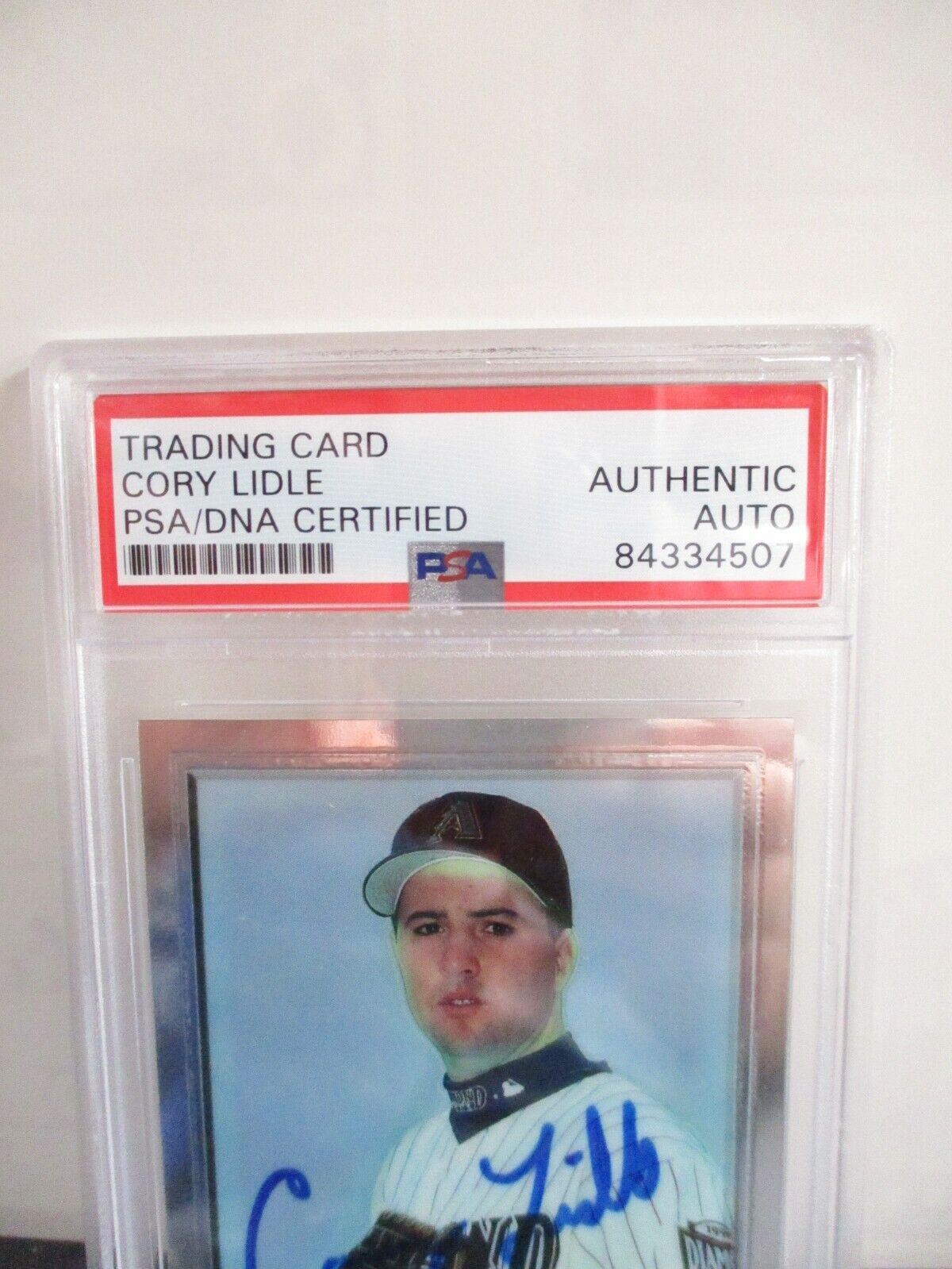 Cory Lidle RARE  Autographed 1998 Topps Chrome ROOKIE card PSA SLAB 84334588