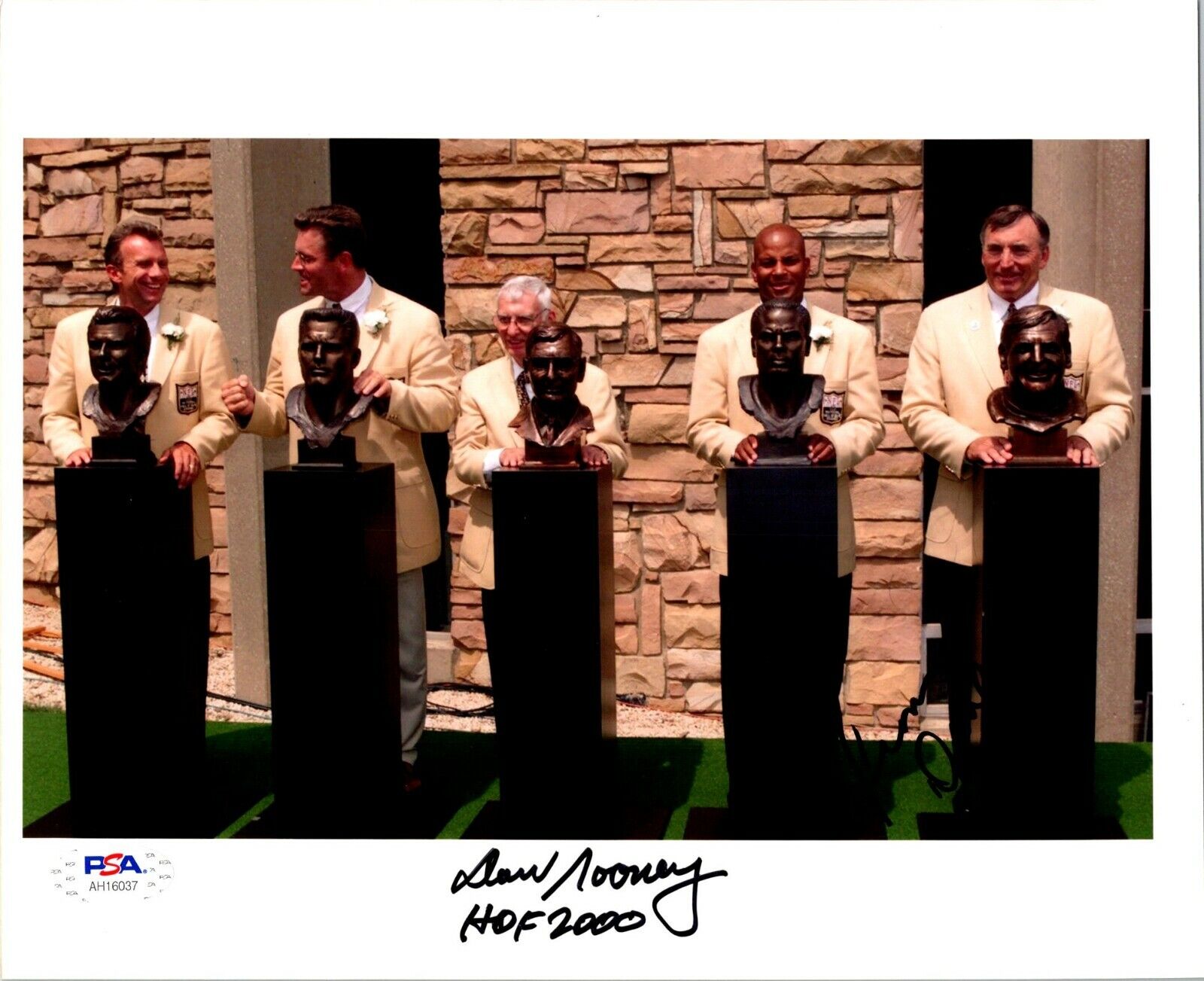 Dan Rooney Steelers HOF 2000 Signed 8x10 Color Photo With PSA COA W/Script