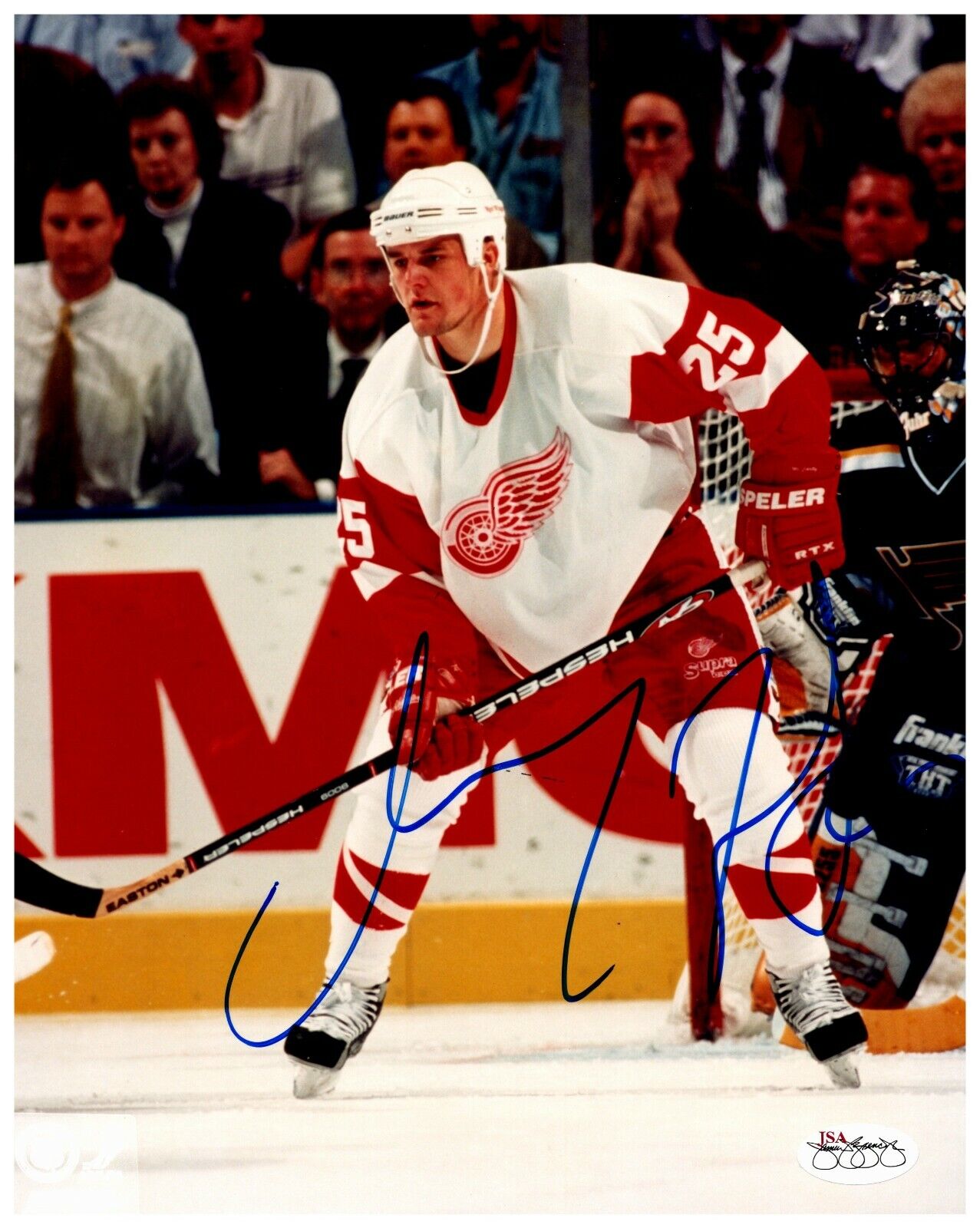 Darren McCarty Detroit Red Wings Signed Autographed 8x10 Color Photo JSA SOA