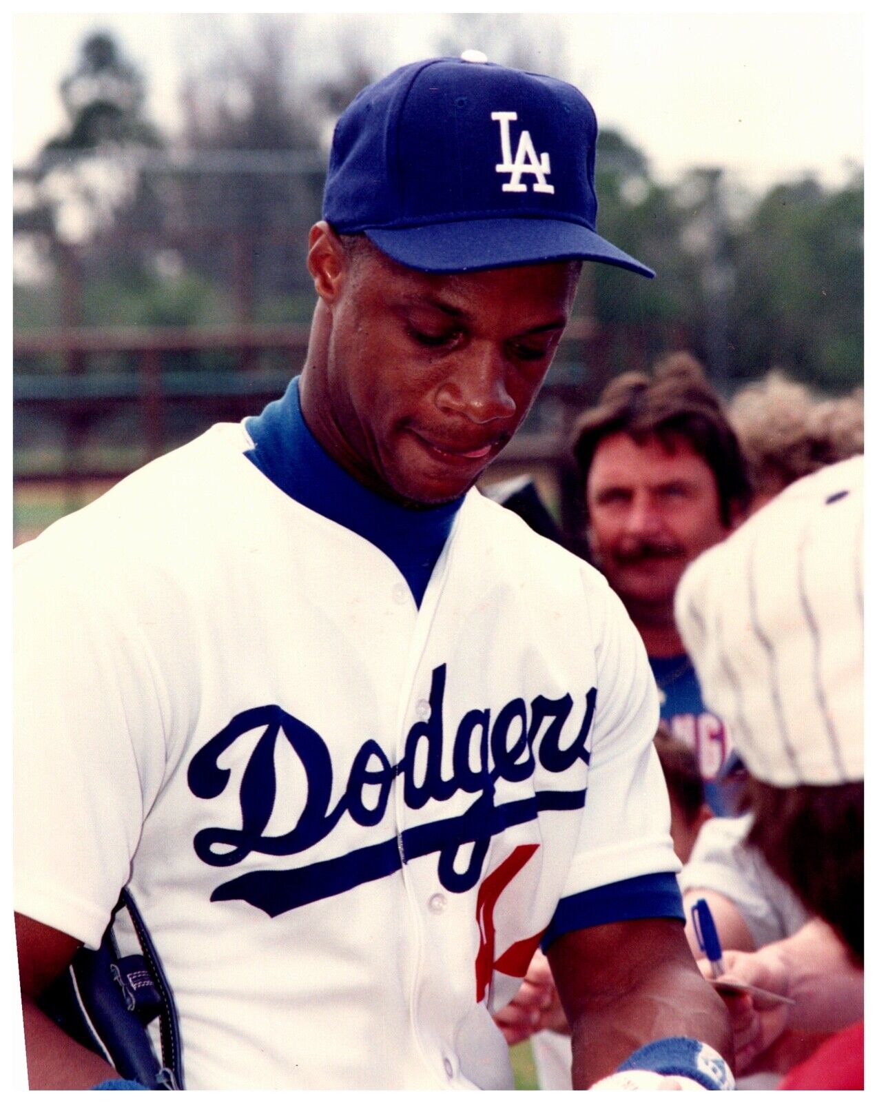 Darryl Strawberry Los Angeles Dodgers 8x10 Sports Photo A Unsigned