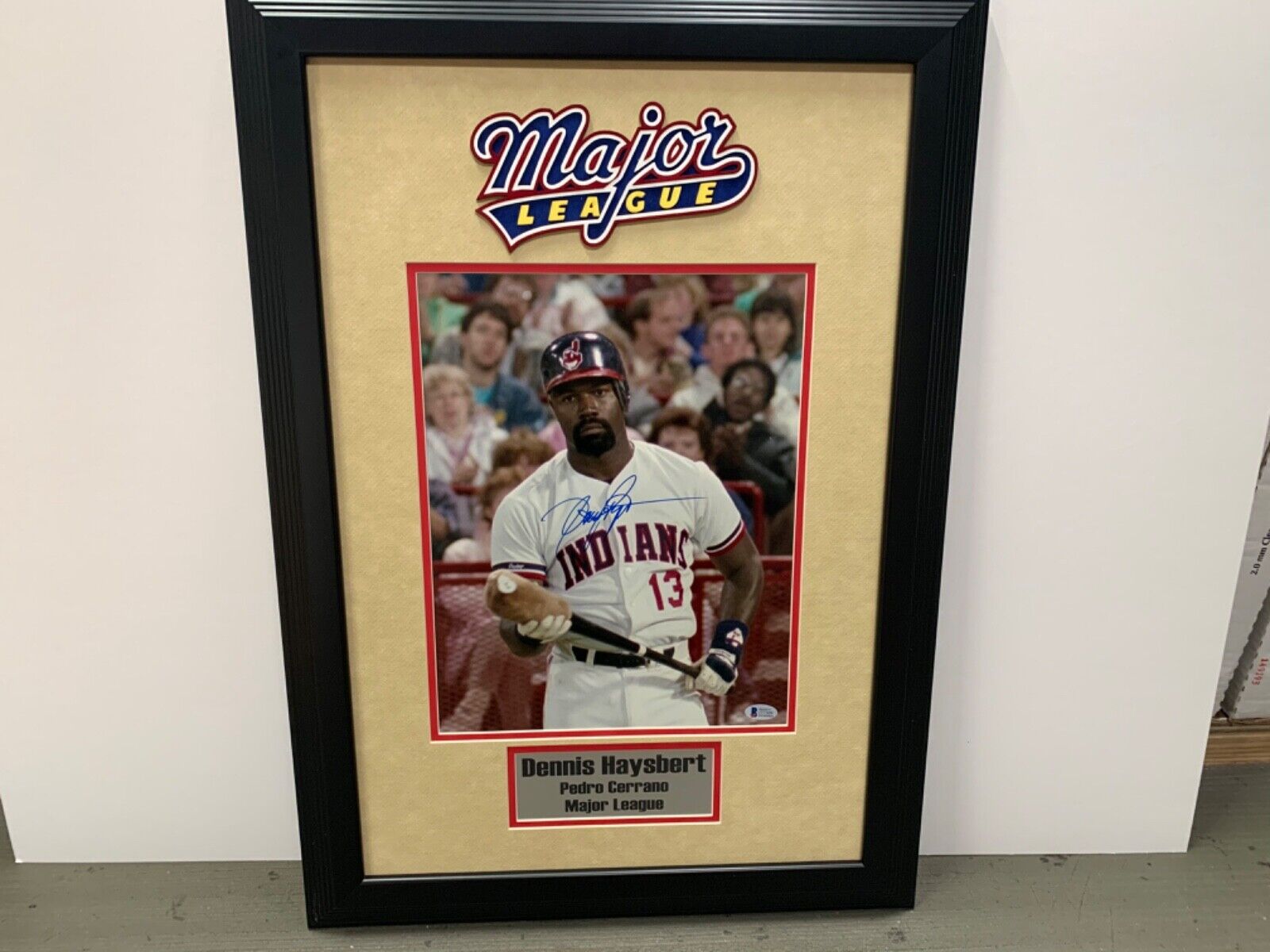 Dennis Haysbert Autographed Signed Framed Major League 11x14 Photo