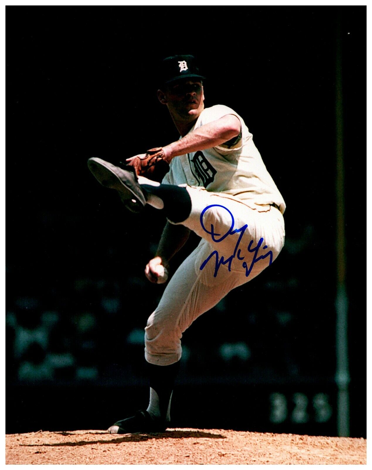 Denny McLain Detroit Tigers Signed Autographed 8x10 Color Photo D