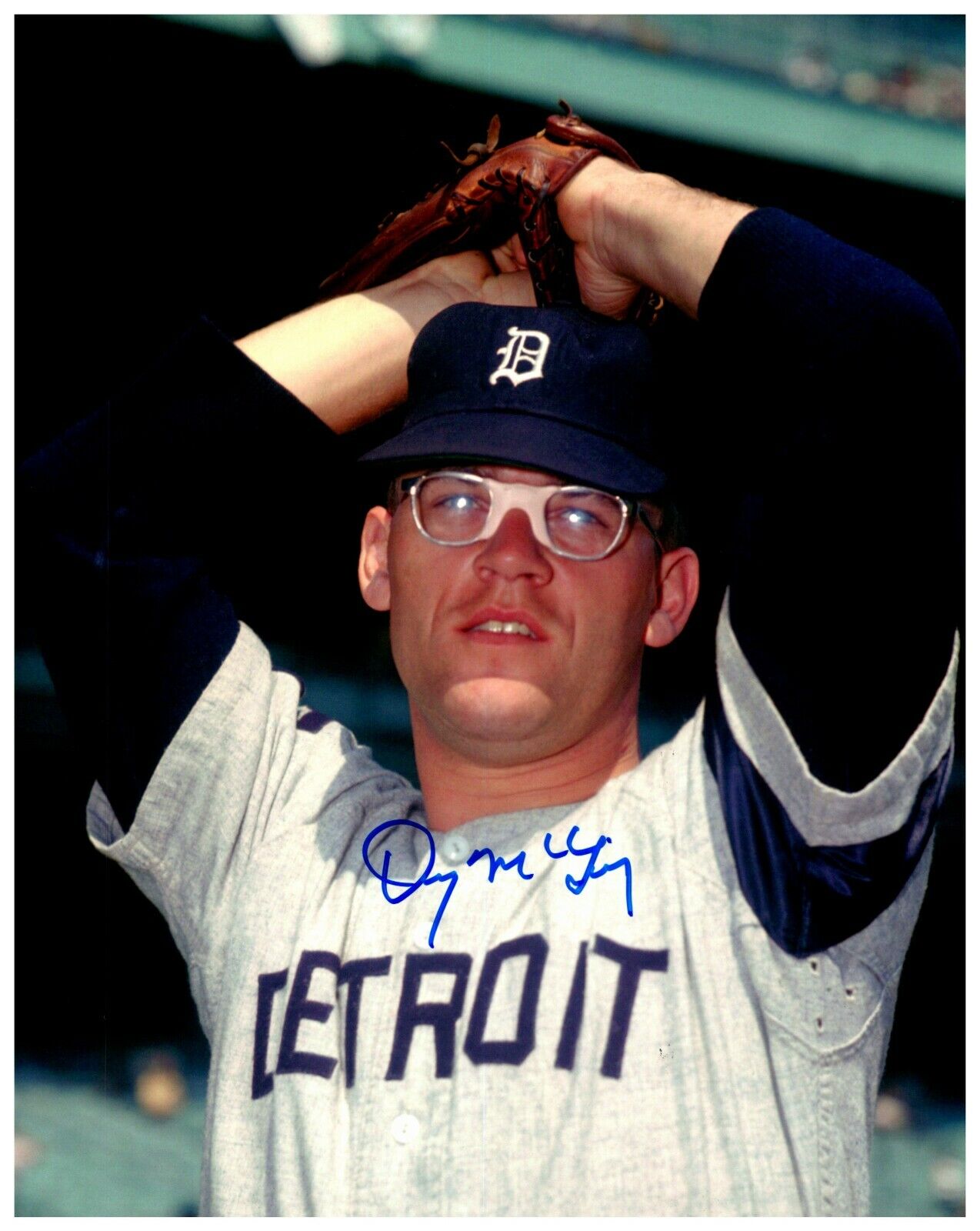 Denny McLain Detroit Tigers Signed Autographed 8x10 Color Photo F