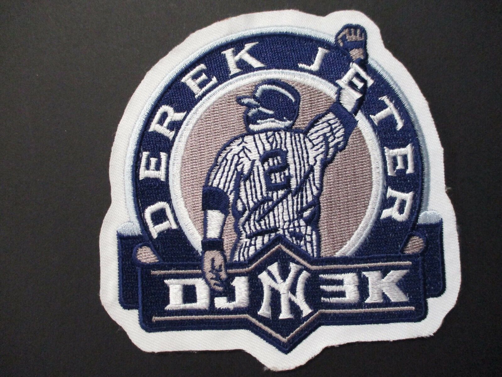 Derek Jeter New York NY Yankees MLB Baseball 3,000 Hit Patch Size 4 x 4 inches