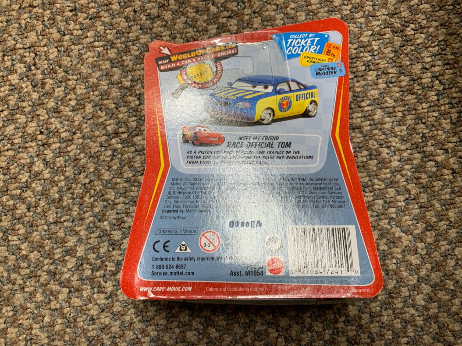 Disney Pixar Cars Race O Rama Tumbleweed Lightning McQueen