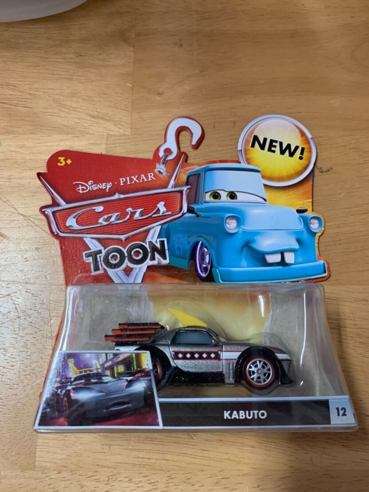 Disney Pixar Cars Toon Kabuto Opened RARE