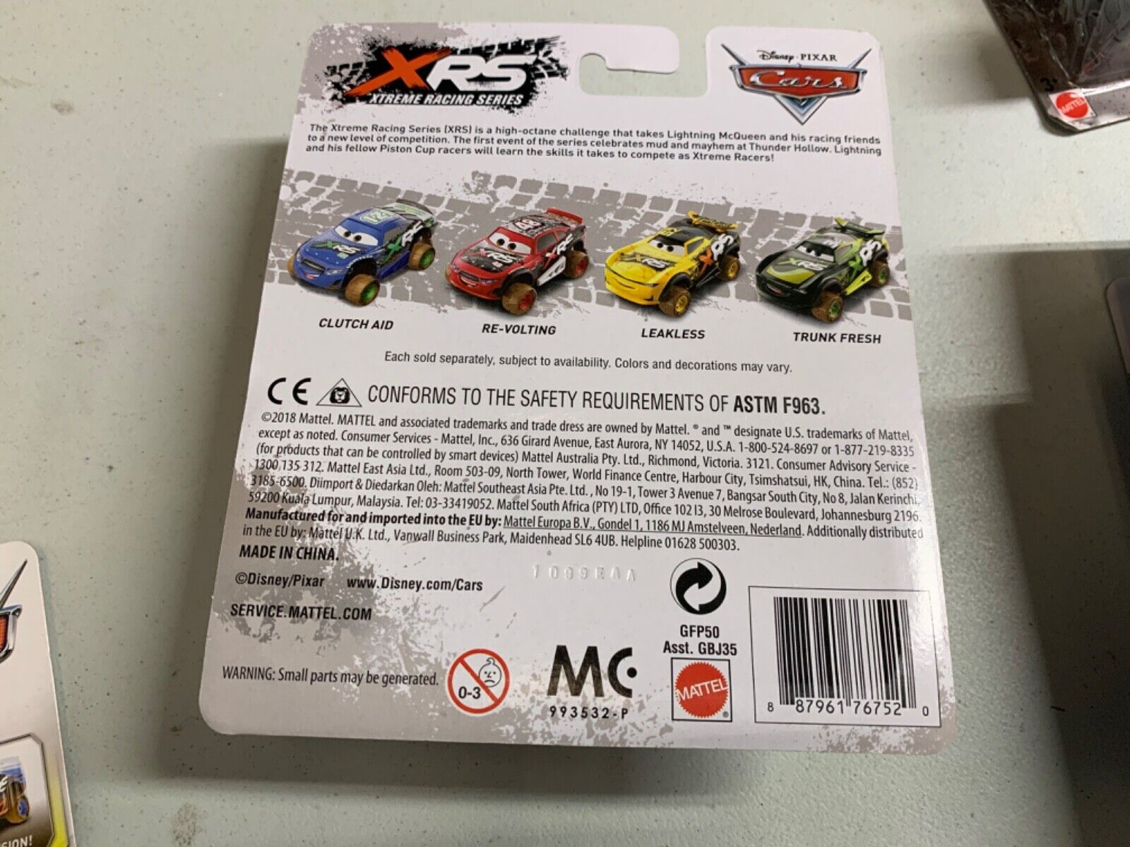 Disney Pixar Cars XRS Mud Racing Re-Volting