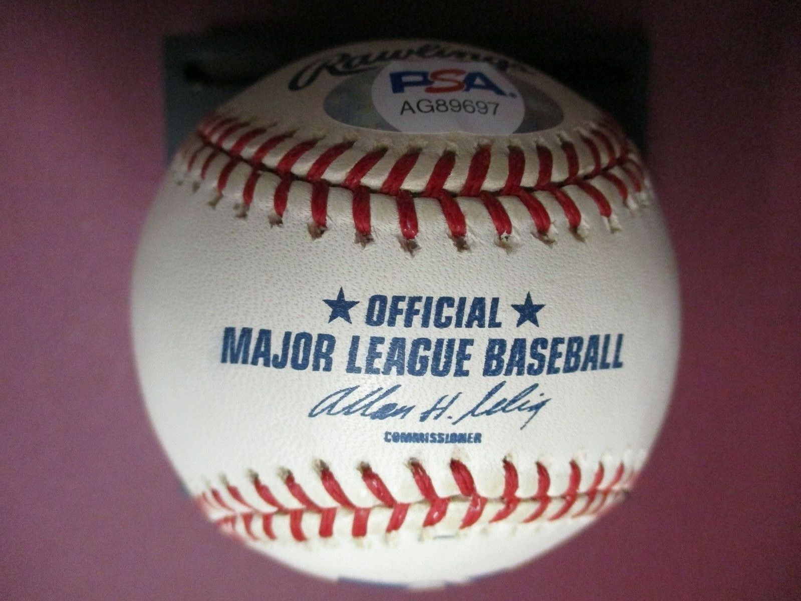 Don Larsen NY Yankees PG Inscription Autograph Official Ball Signed Baseball PSA