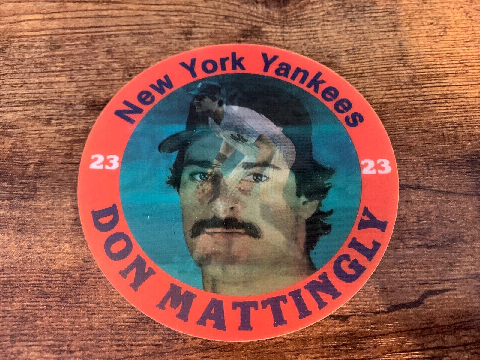 Don Mattingly New York Yankees 1986 Sportflies 3D Disk 4.5 Inch