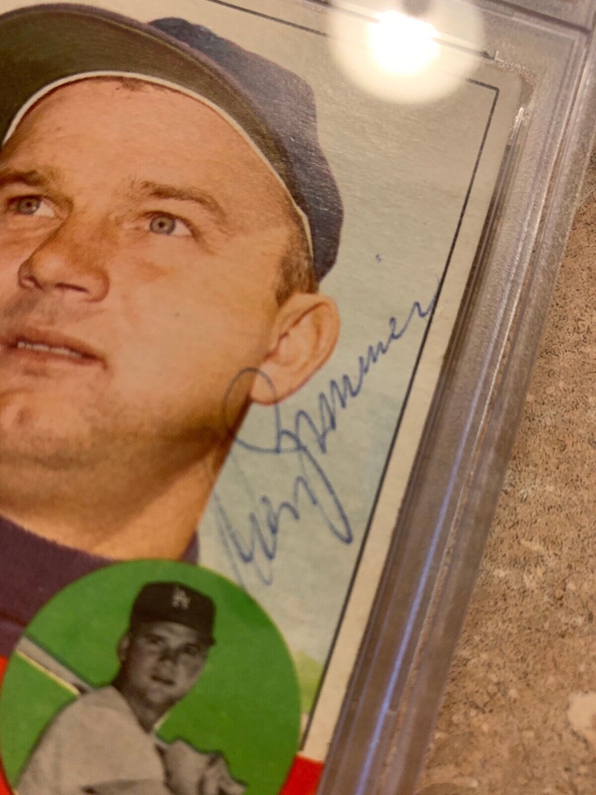 Don Zimmer L.A Dodgers Autographed 1963 Topps Card 439 PSA Certified & Slabbed