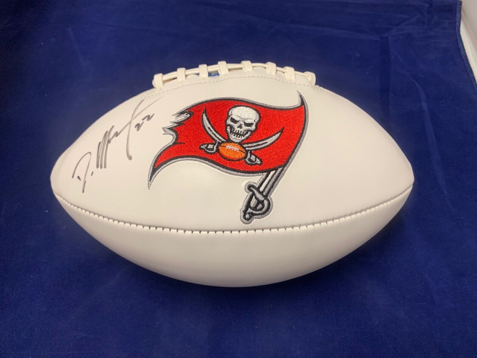 Doug Martin Autographed Tampa Bay Buccaneers Logo Football with All Sports COA
