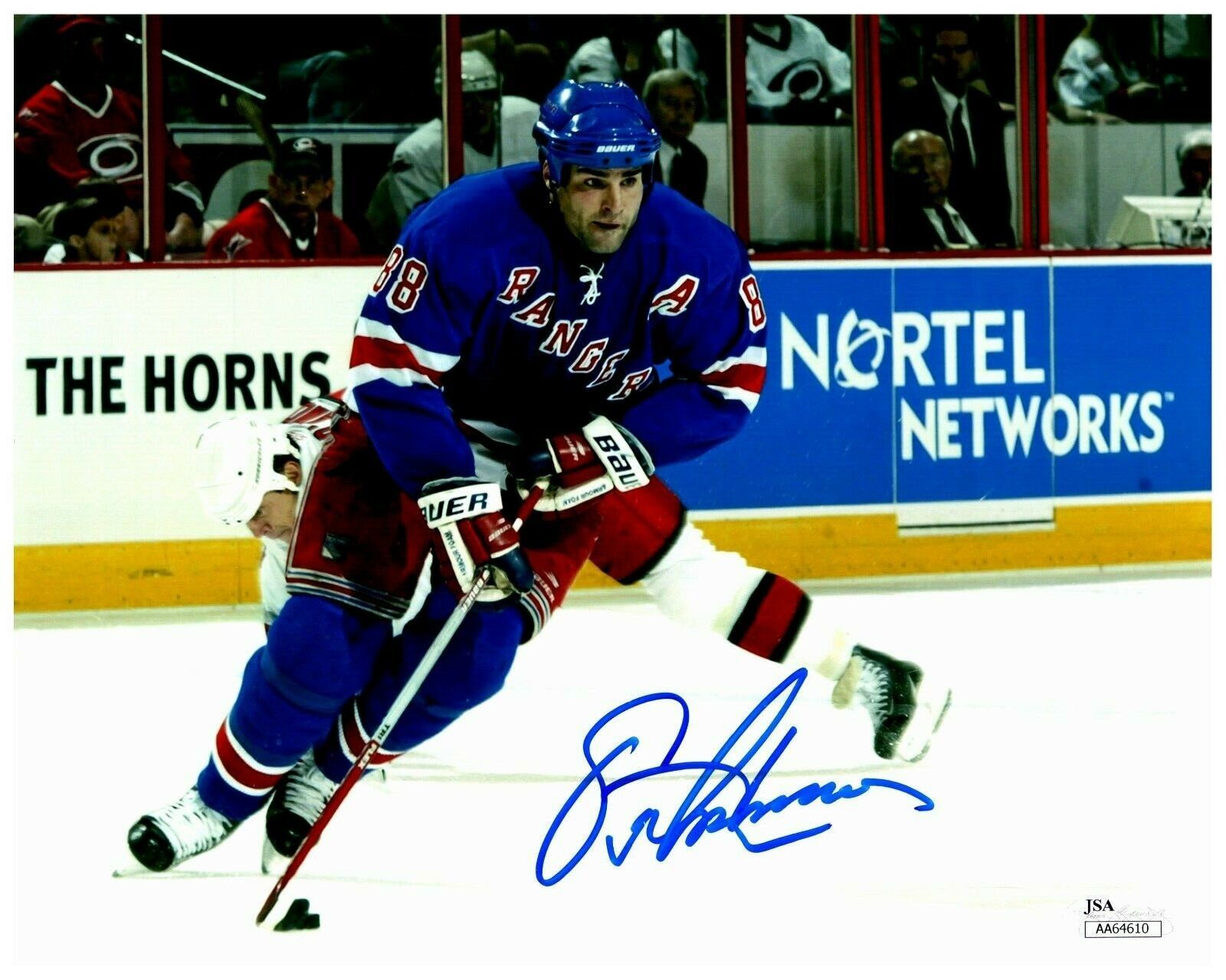 Eric Lindros New York Rangers Autographed Signed 8x10 Color Photo JSA COA