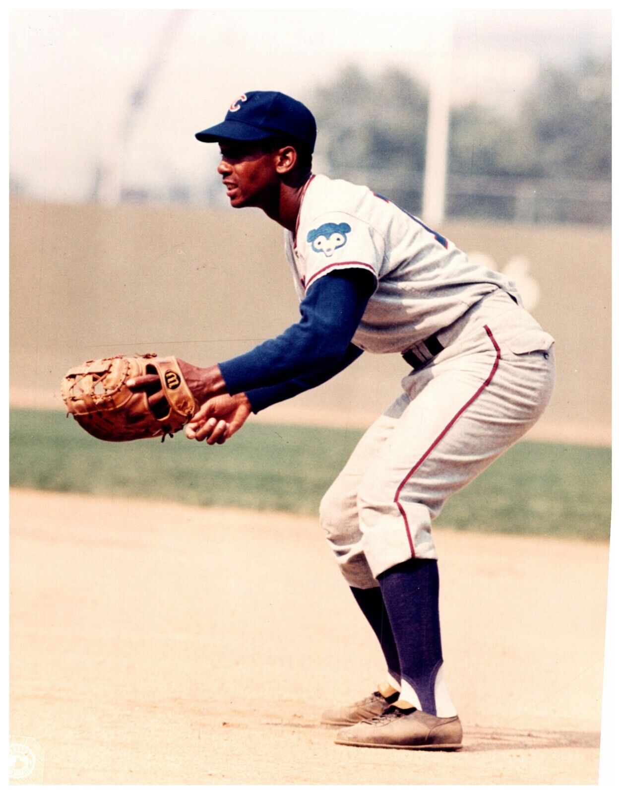Ernie Banks Chicago Cubs 8x10 Sports Photo B Unsigned
