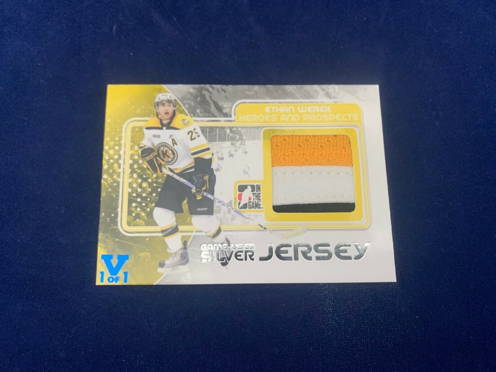 Ethan Werek Heroes And Prospects JerseyCard 2015/2016 ING Blue Vault NM MT