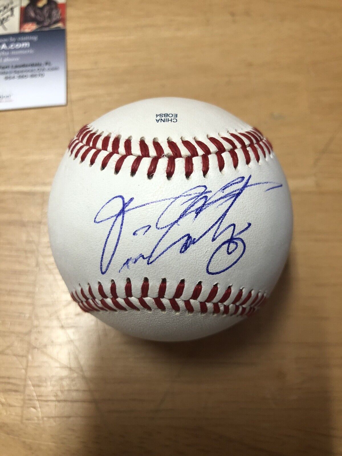 Fernando Tatis SR RARE signed Dominican League Baseball JSA Autographe -  All Sports Custom Framing