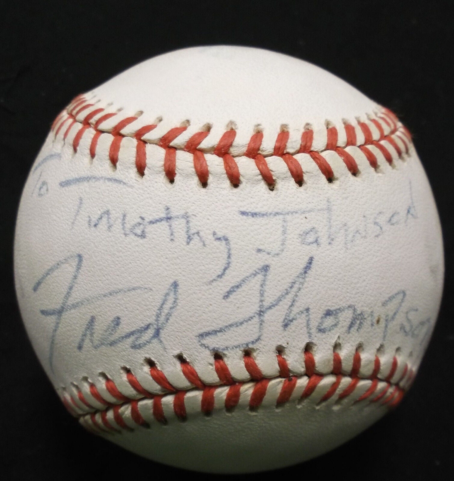 Fred Thompson Senator D.2015 Autographed signed Baseball JSA  Congressman Actor