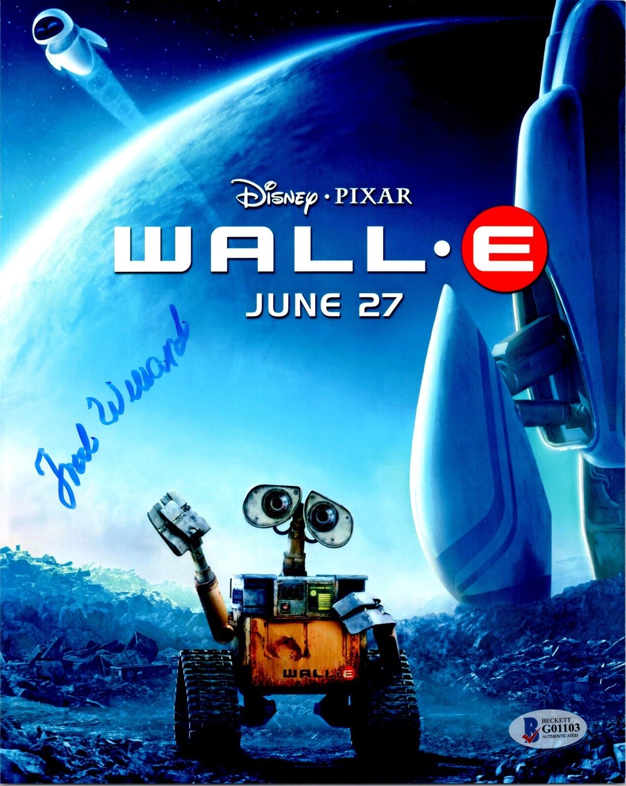 Fred Willard 'Wall E' Autographed 8x10 Photo Beckett Authentication