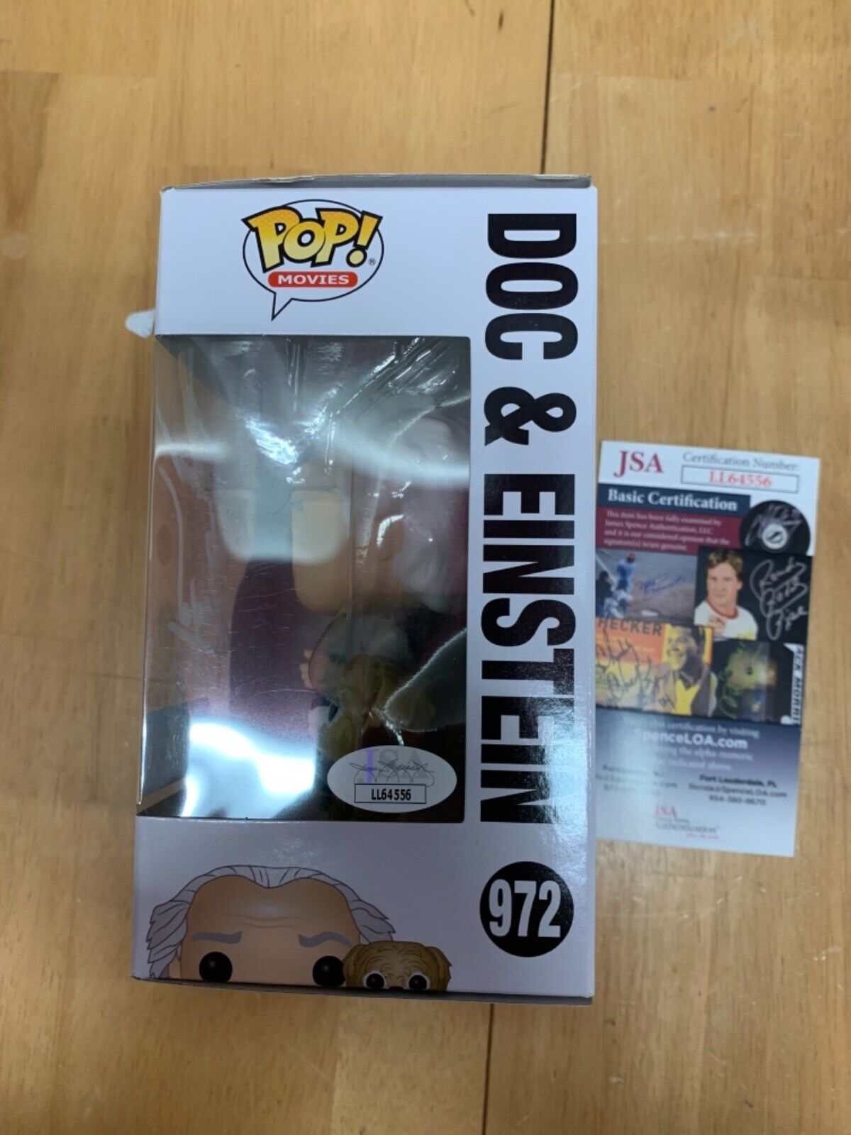 Funko Pop Autographed Christopher Lloyd Back to the Future “Doc Einstein” JSA