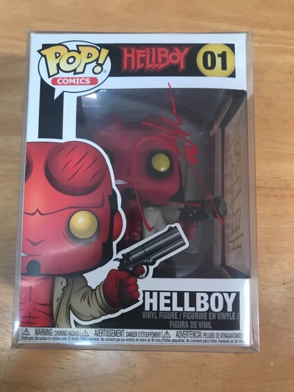 Funko Pop David Harbour “Hellboy” Autograph Beckett COA