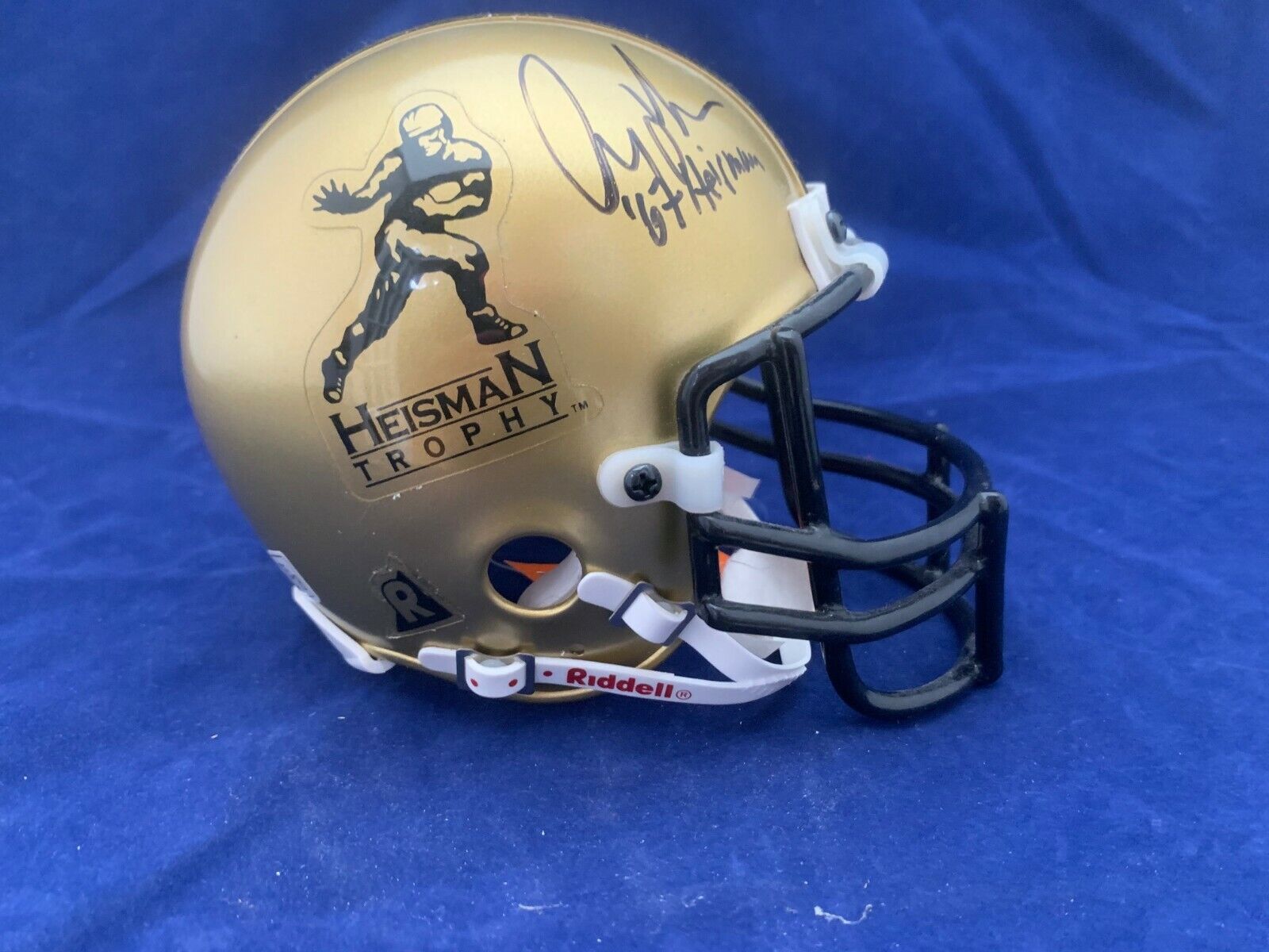 Gary Beban Signed Heisman Mini Helmet UCLA All Sports Certified