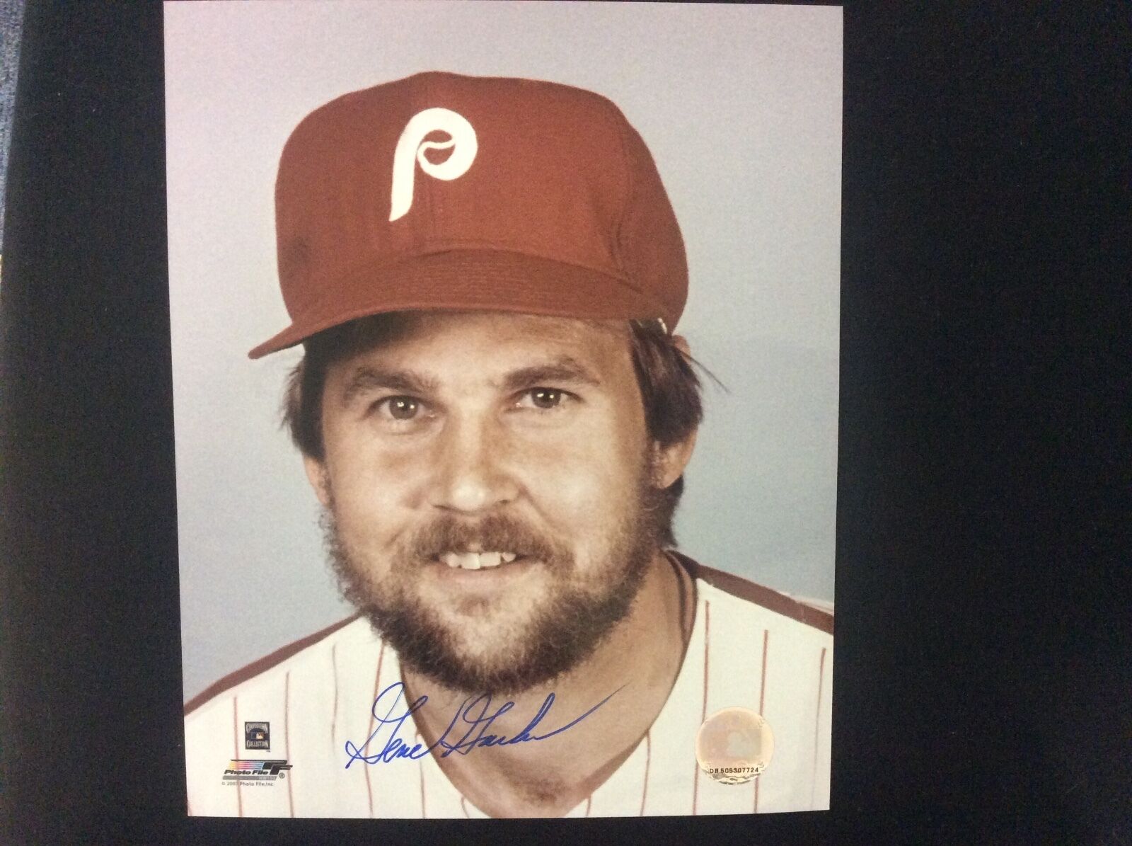 Gene Garber  (P)  Philadelphia Phillies autographed 8x10 color photo