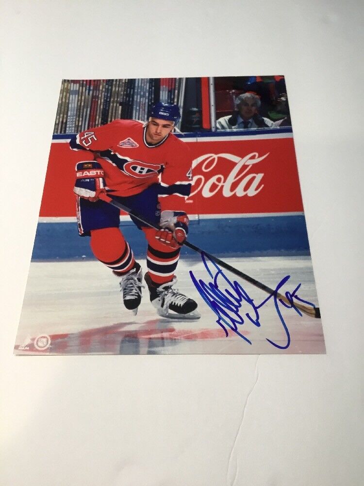 Gilbert Dionne Montreal Canadiens Autographed 8x10 Photo C