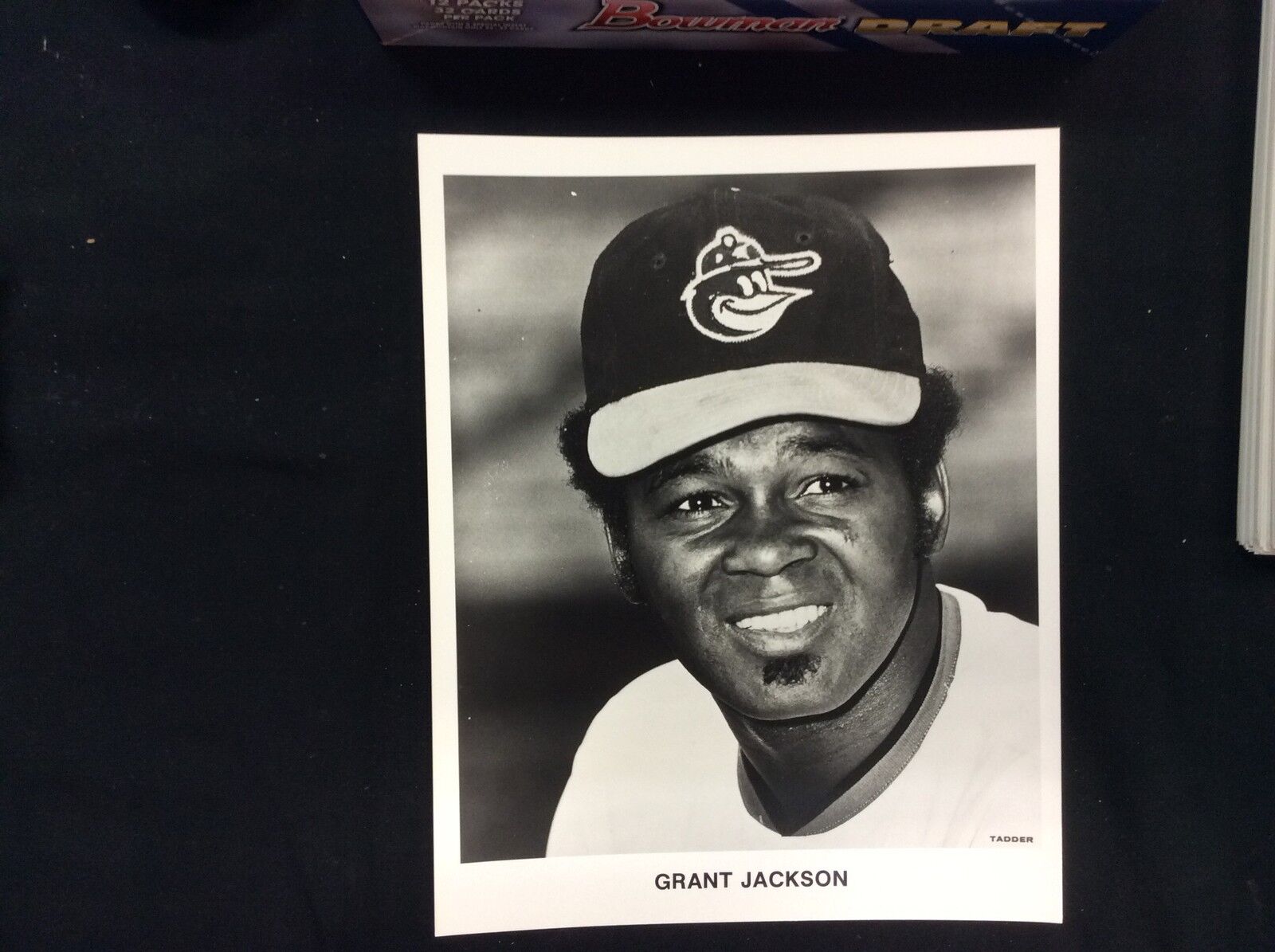 Grant Jackson Baltimore Orioles 8x10 B&W photo Tadder Team Issued photo