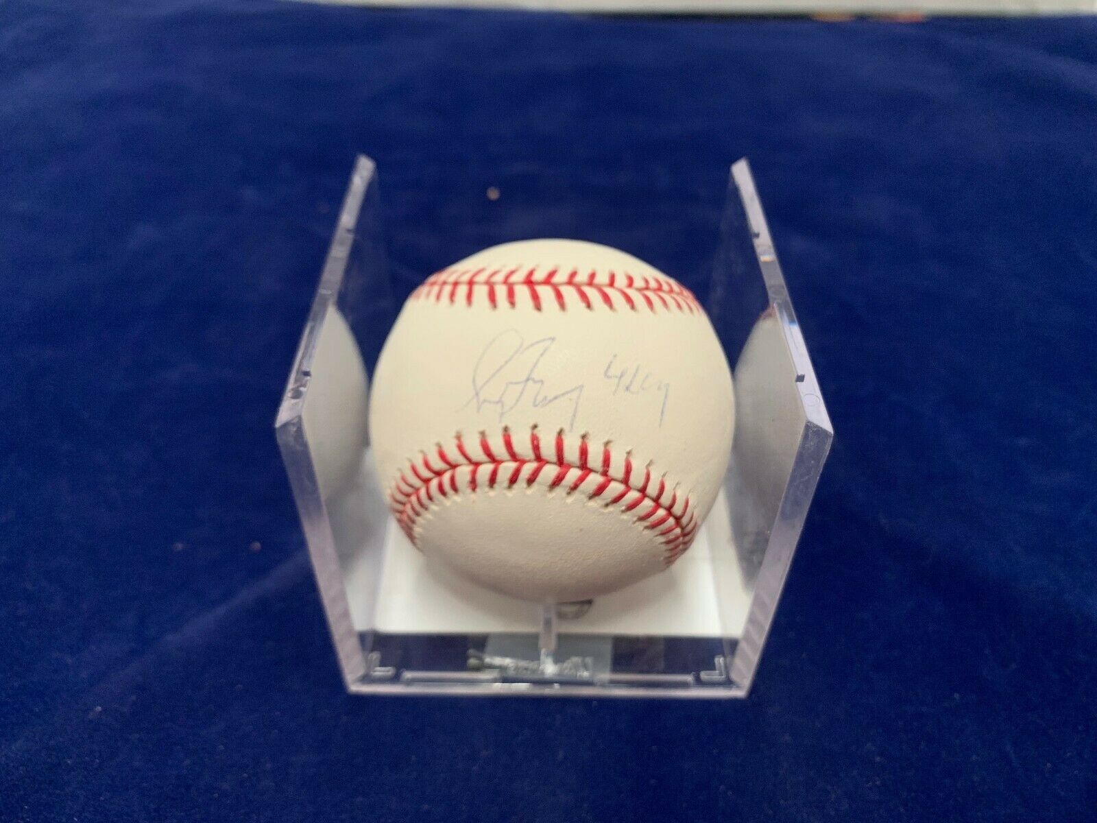 Greg Maddux Autographed MLB Baseball Steiner & MLB Authentic