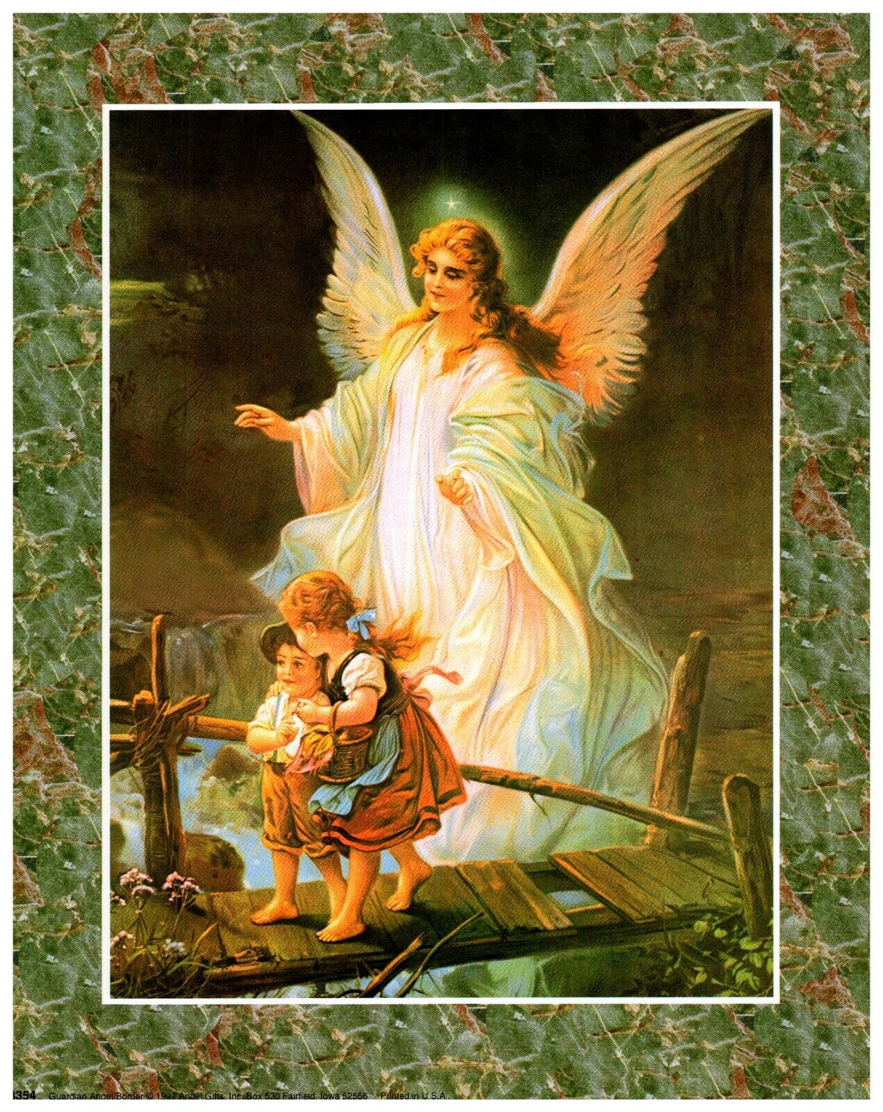 Guardian Angel/Border 1997 Angel Gifts 8354