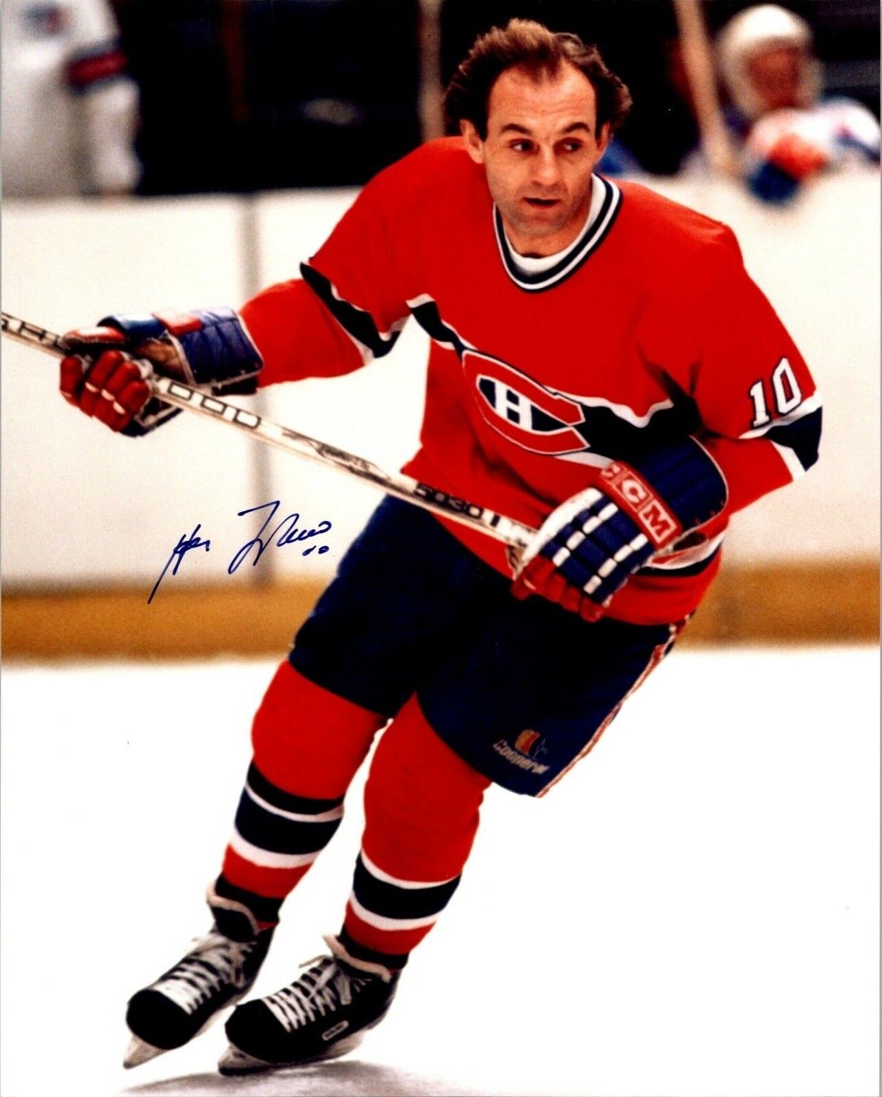 Guy Lafleur Montreal Canadiens Signed 8x10 NHL Hockey Photo All Sports Cert