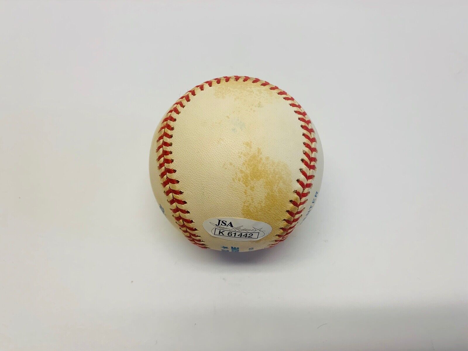 Hideki Irabu autographed signed Baseball JSA K61442 New York Yankees D2011