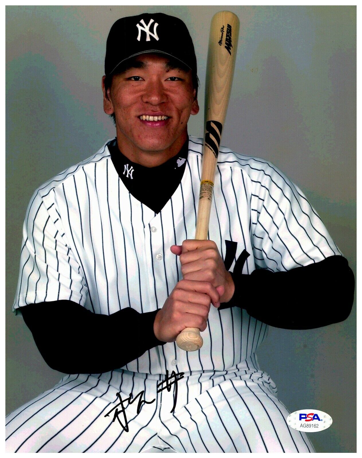 Hideki Matsui 2009 World Series MVP Japanese Signature 8x10 Color