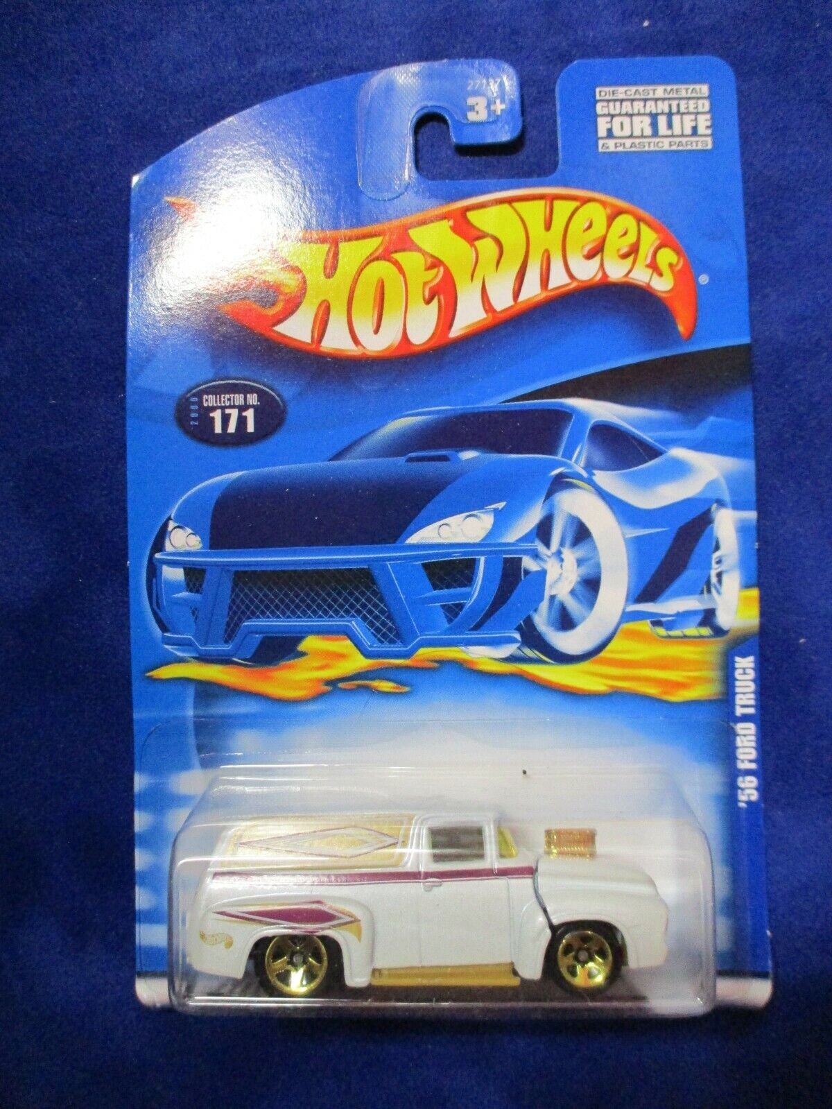 Hot Wheels Mattel Wheels '56 Ford Truck 2000 Collector No. 171 White/Pearl