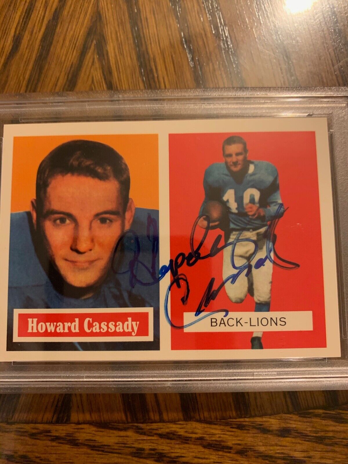 Howard Cassady Autographed Topps Archives Heisman Card PSA Slabbed & Certified B