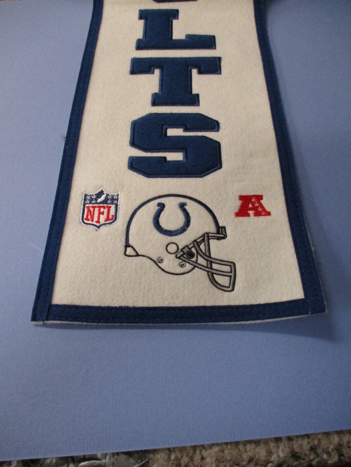 Indianapolis Colts Winning Streak  Embroidered Heritage Banner Wool