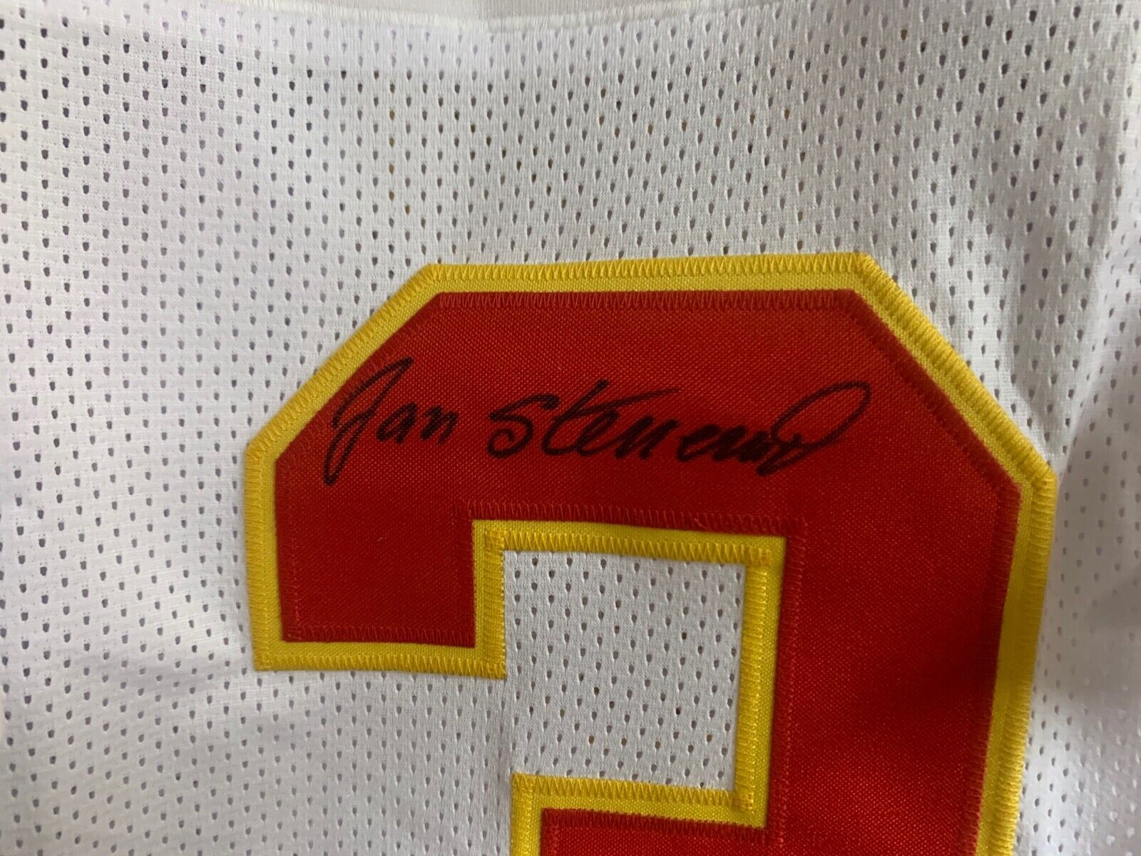 Jan Stenrud Kansas City Chiefs Autographed Signed Custom Jersey JSA COA