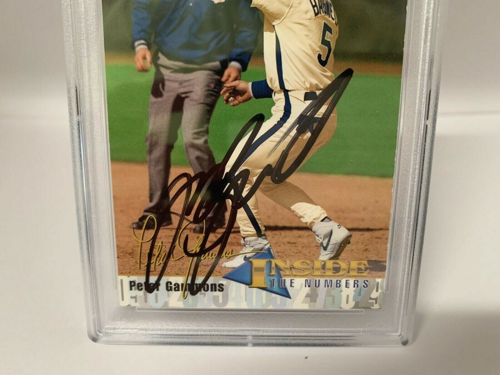 Jeff Bagwell Astros Autographed 1994 Donruss Baseball Card PSA Certified Slabbed
