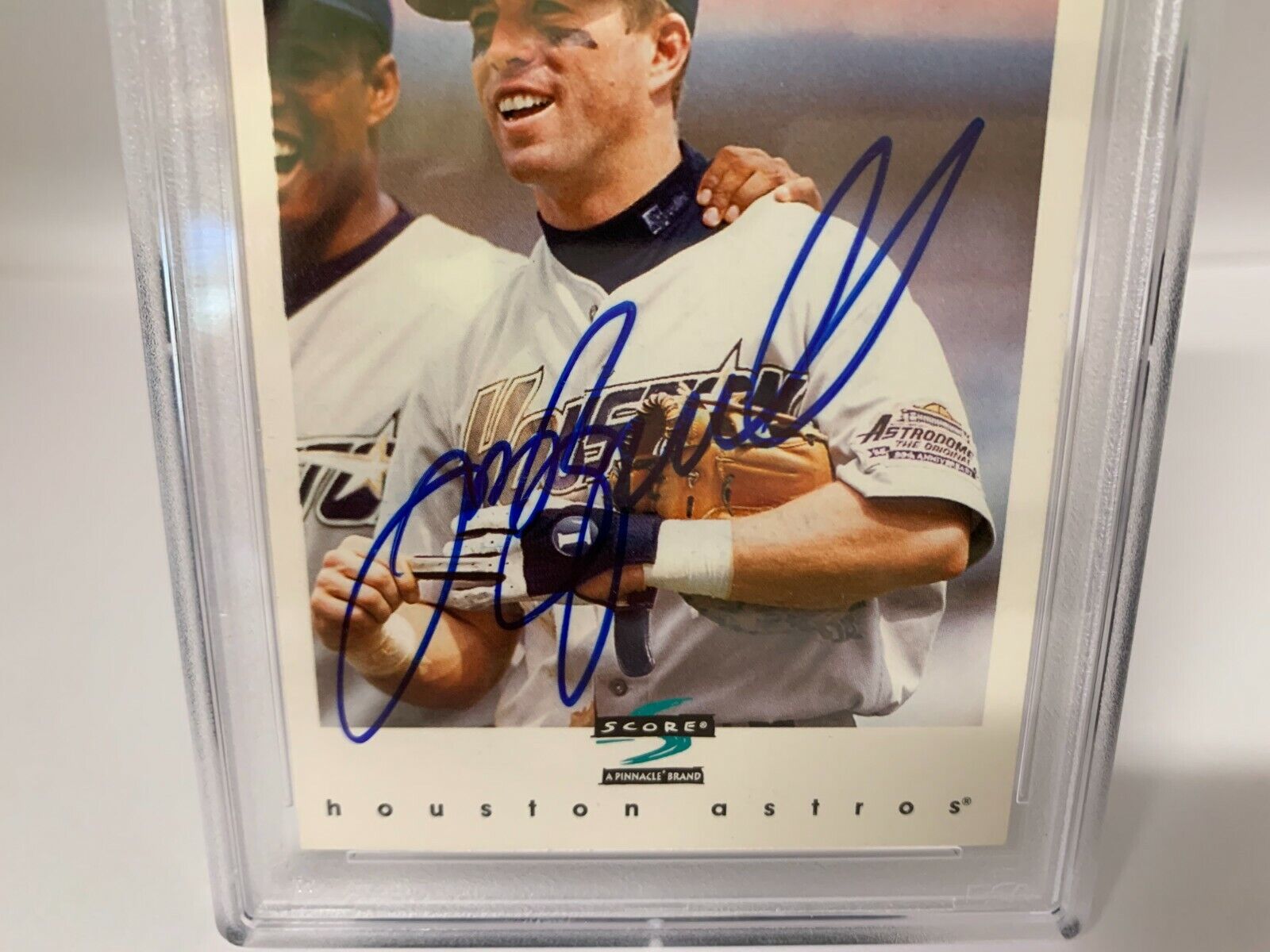 Jeff Bagwell Autographed Signed 1997 Score Baseball Card PSA Certified  Slabbed